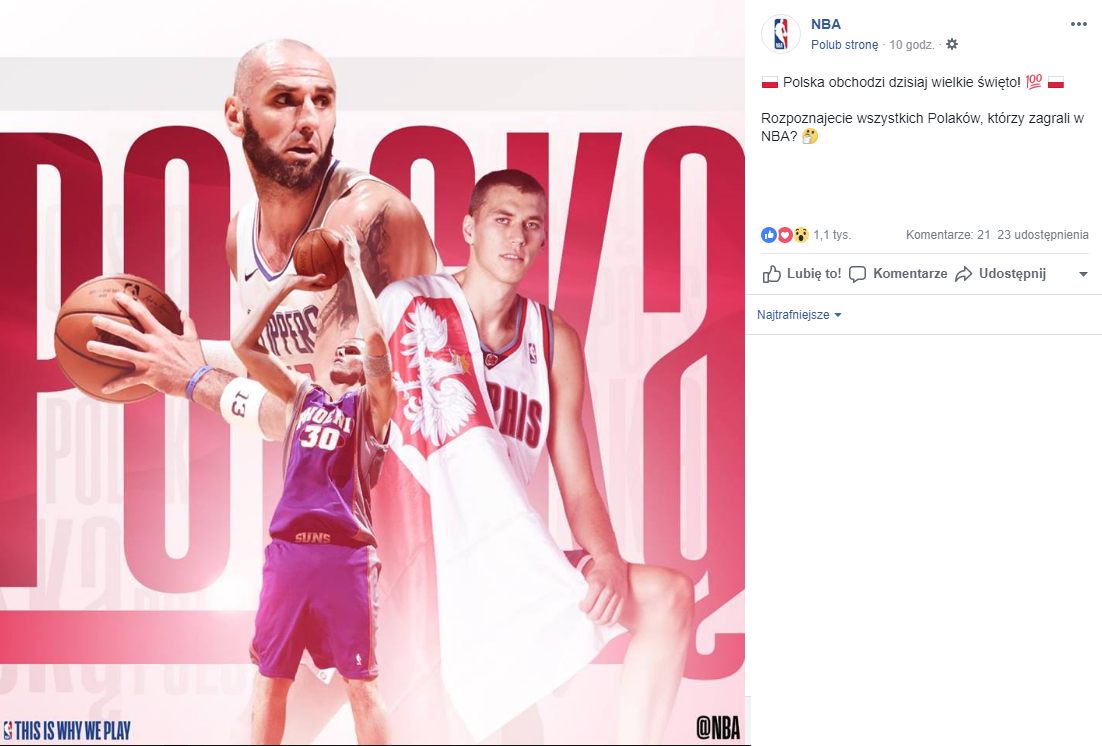 Dzień Niepodległości - NBA